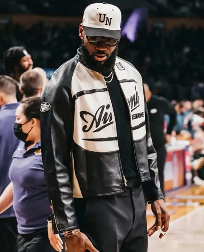 LeBron James Aimé Leon Dore Leather Jacket
