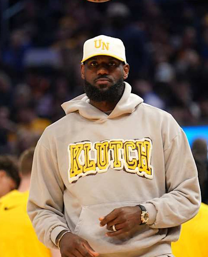 LeBron James Klutch Beige Hoodie