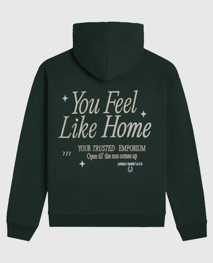 Lonely Ghost Green Pullover Hoodie