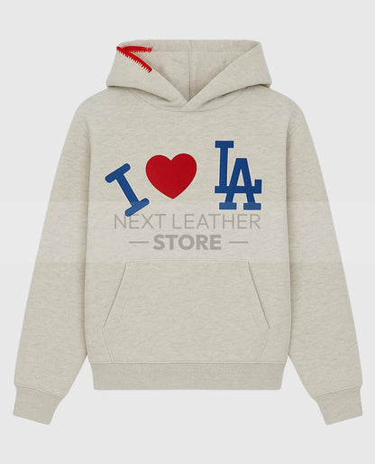 MadHappy x Dodgers I LOVE LA Gray Hoodie