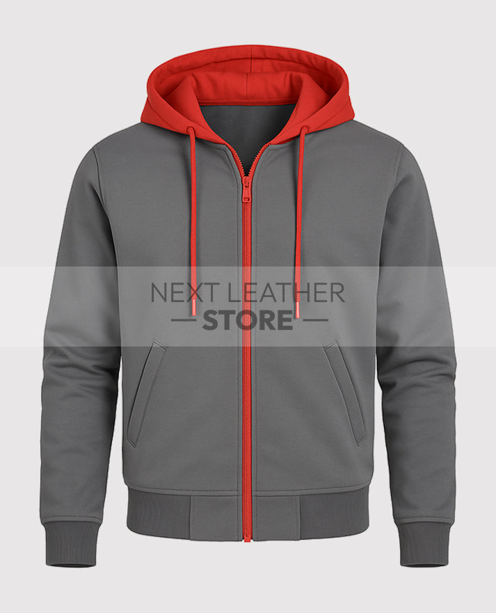 Miles Morales Spider Verse Gray Hoodie