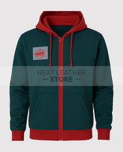 Miles Morales Spider Verse Green Hoodie