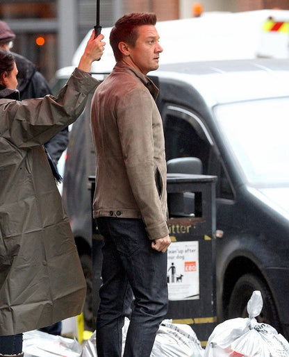 Mission Impossible Rogue Nation Jeremy Renner Suede Jacket