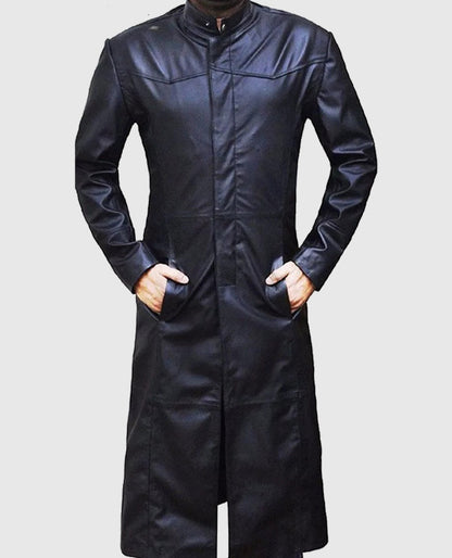 Neo Matrix Trench Coat 
