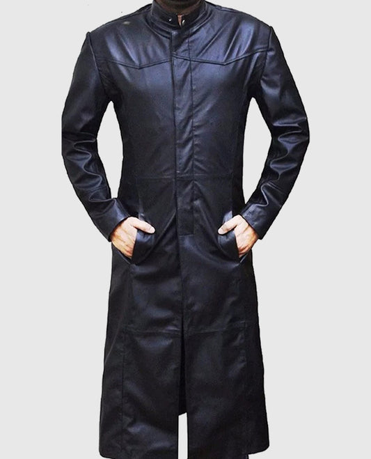 Neo Matrix Trench Coat 