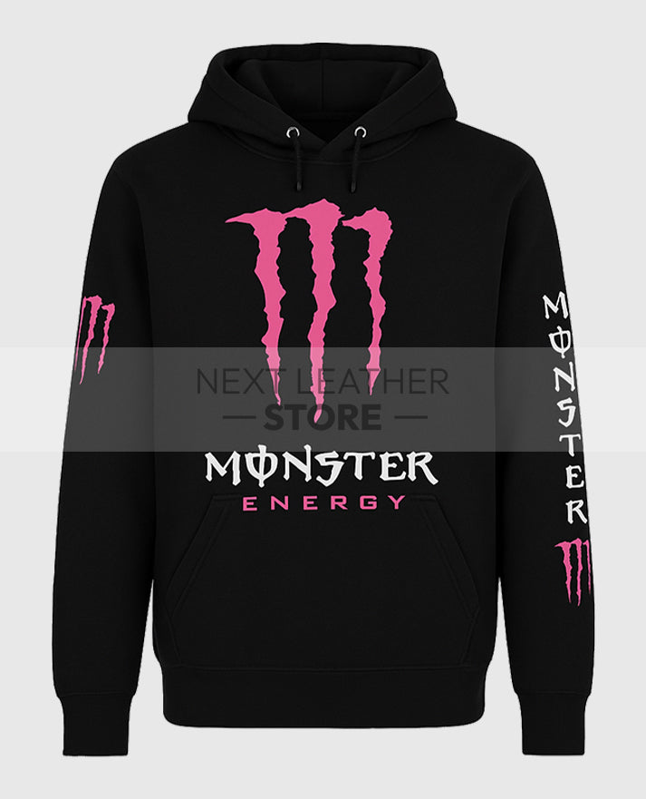 Pink Monster Energy Hoodie