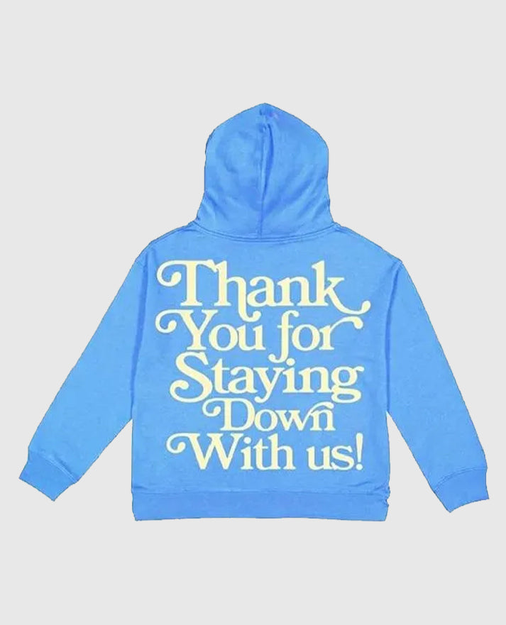 Pullover Humble Religion Blue Hoodie