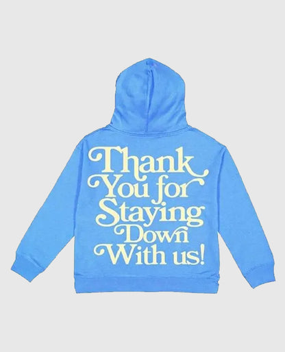 Pullover Humble Religion Blue Hoodie