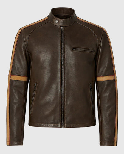 Ray Ferrier Brown Leather Jacket