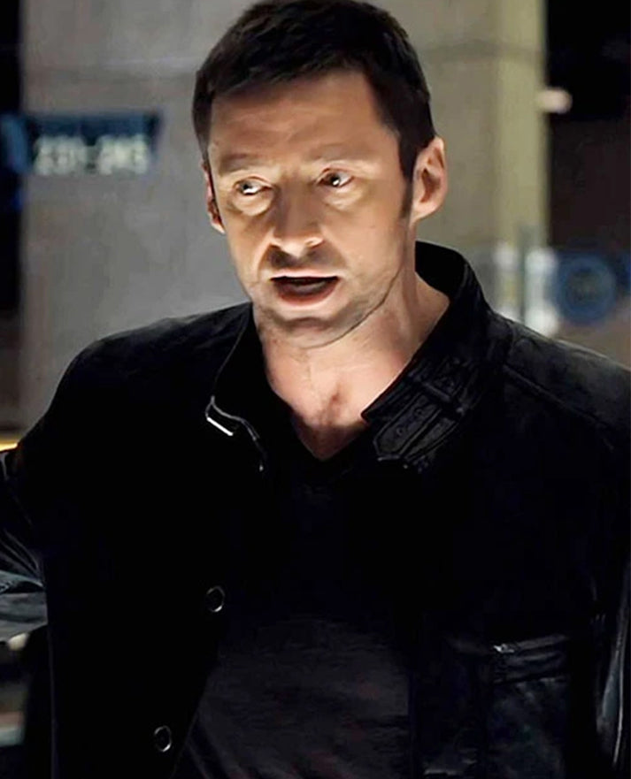Real Steel Hugh Jackman Leather Jacket