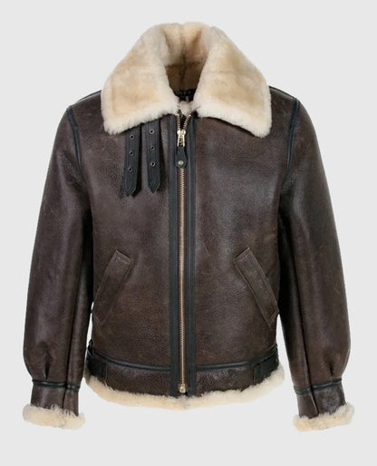 Resident Evil 4 Remake Leon Kennedy Brown Bomber Jacket