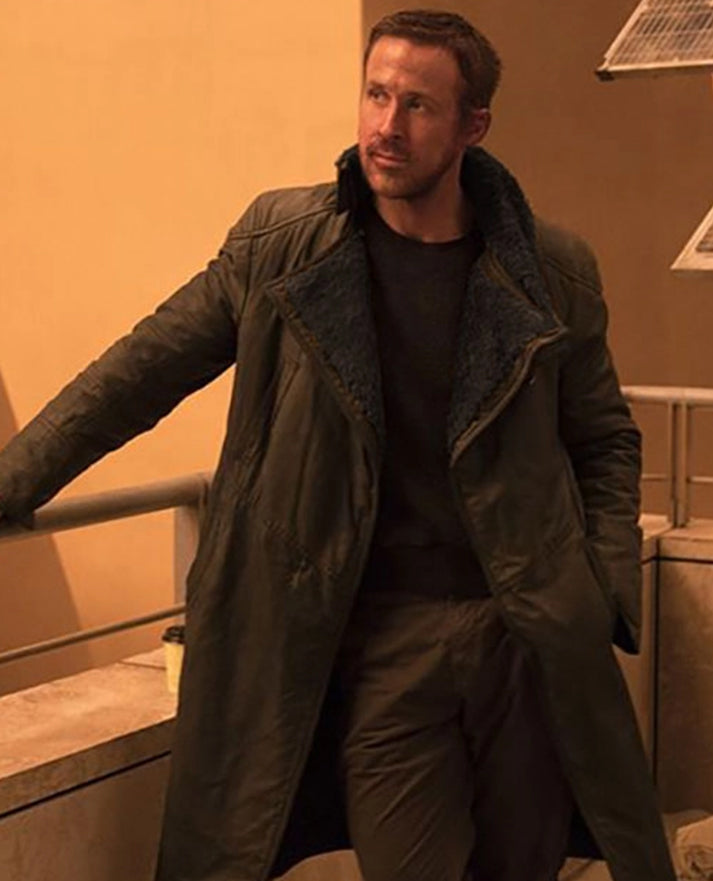 Ryan Gosling Blade Runner 2049 Leather Brown Long Coat