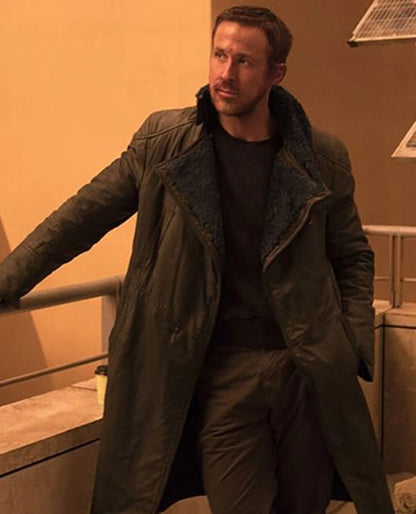 Ryan Gosling Blade Runner 2049 Leather Brown Long Coat