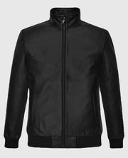 Ryan Reynolds Black Leather Jacket