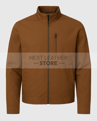 Snowfall Season 05 Peaches Brown Jacket