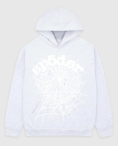 Sp5der OG Web Gray Hoodie