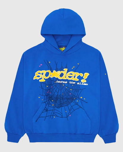 Sp5der TC Blue Hoodie