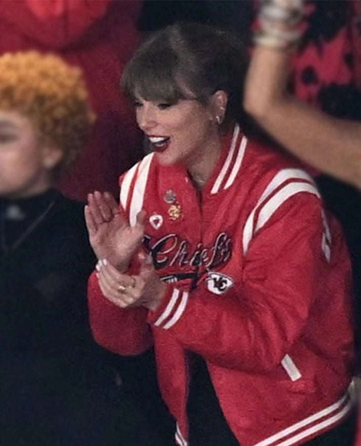 Super Bowl LVIII Taylor Swift Chiefs Jacket