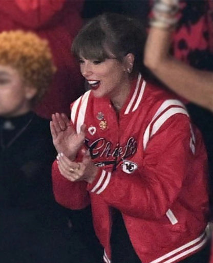 Super Bowl LVIII Taylor Swift Chiefs Jacket