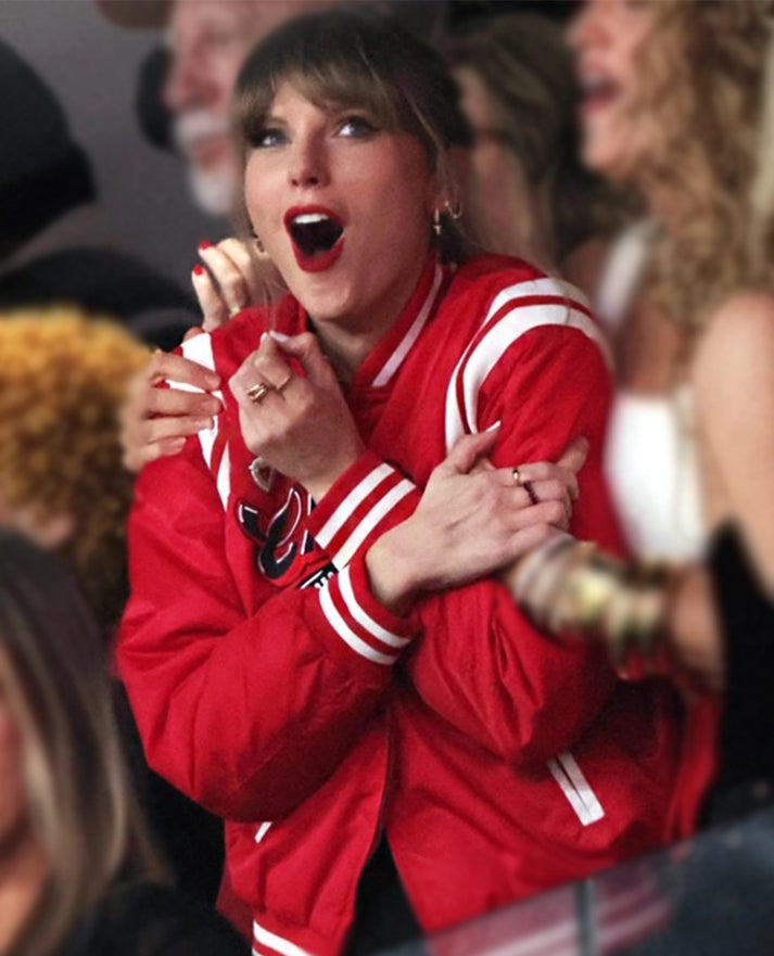 Super Bowl LVIII Taylor Swift Chiefs Jacket