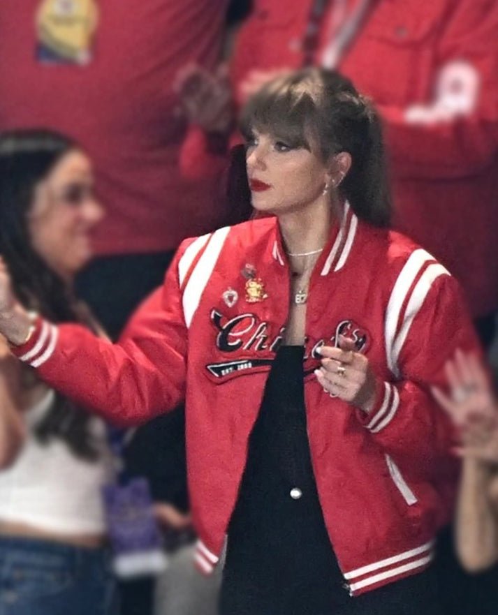 Super Bowl LVIII Taylor Swift Chiefs Jacket