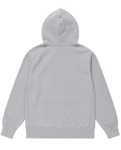 Supreme Cross Box Logo Gray Pullover Hoodie