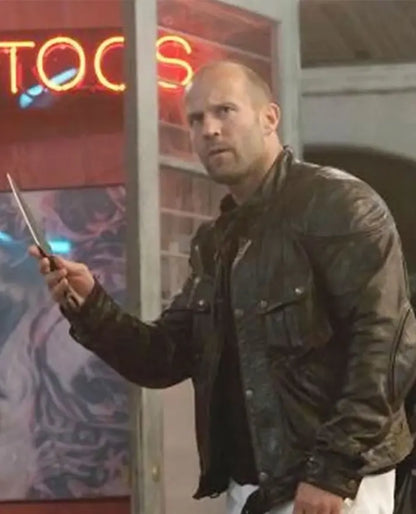 The Expendables Lee Christmas Leather Jacket