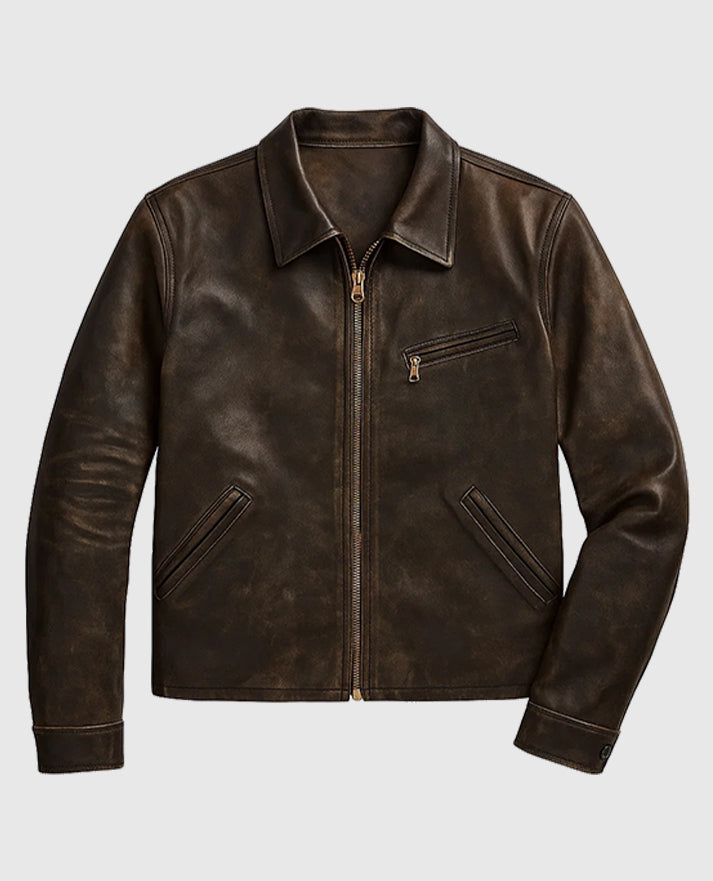 Tom Cruise Paris Olympics 2024 Leather Jacket