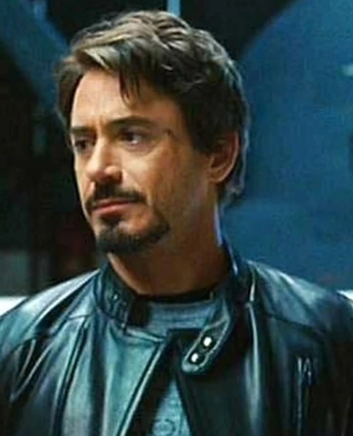 Tony Stark Iron Man Leather Jacket