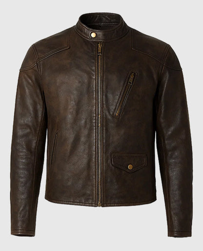Venom Eddie Brock Biker Leather Jacket