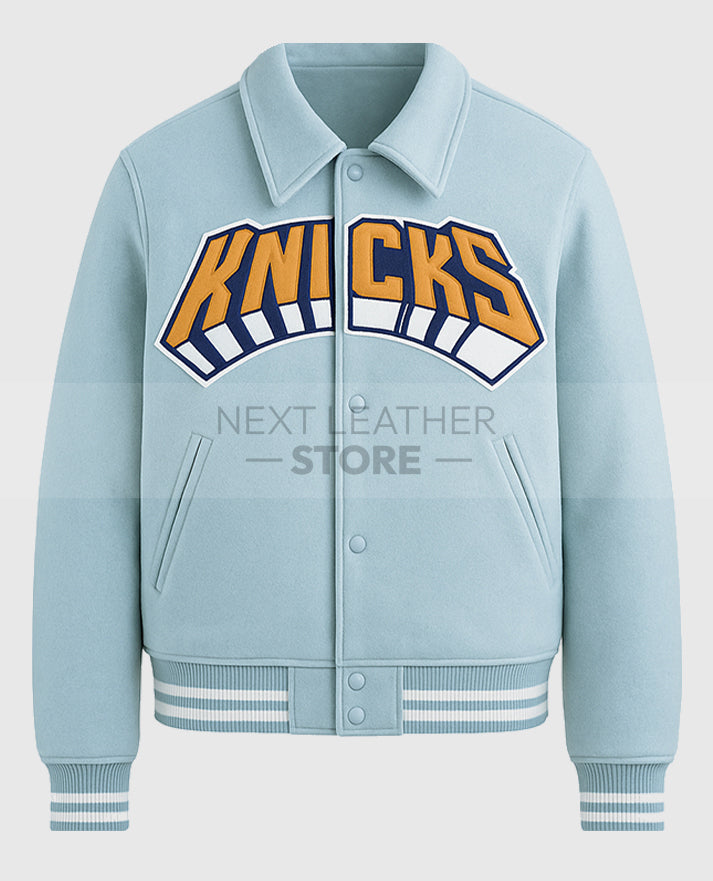 Victor Cruz Knicks Blue Jacket