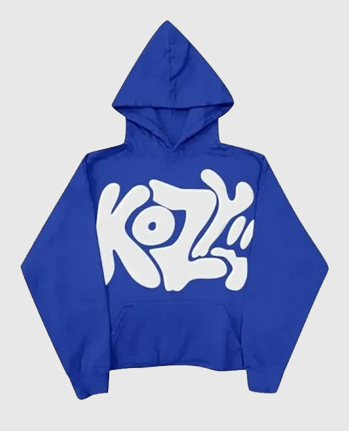 Y2K Kozy Blue Hoodie