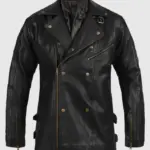 Men's Black Biker Leather Jacket