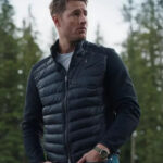 Justin Hartley Tracker Black Puffer Jacket