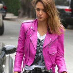 Jessica Alba Leather Jacket