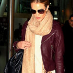 Rosie Huntington Leather Jacket