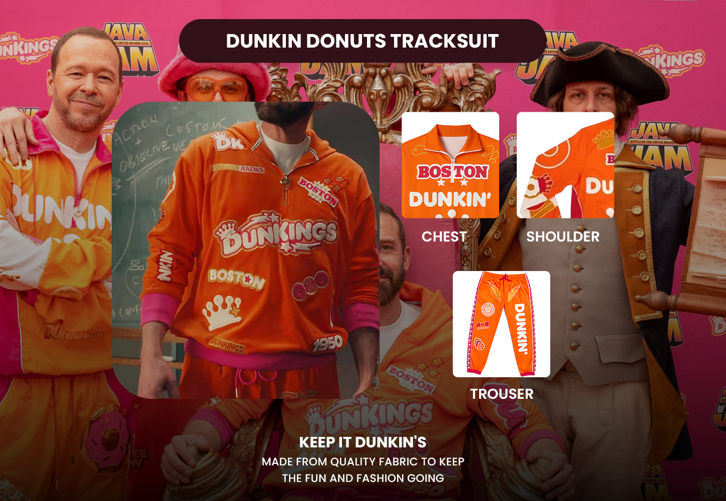 Dunkin Donuts tracksuit