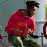 Entergalactic Kid Cudi Red Hoodie