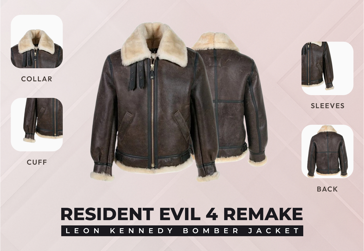 Resident Evil 4 Remake Leon Kennedy Bomber Jacket