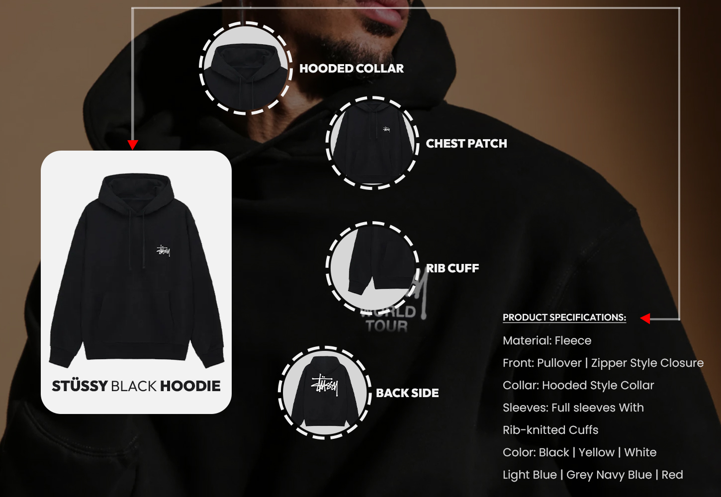 Basic Stussy Hoodie